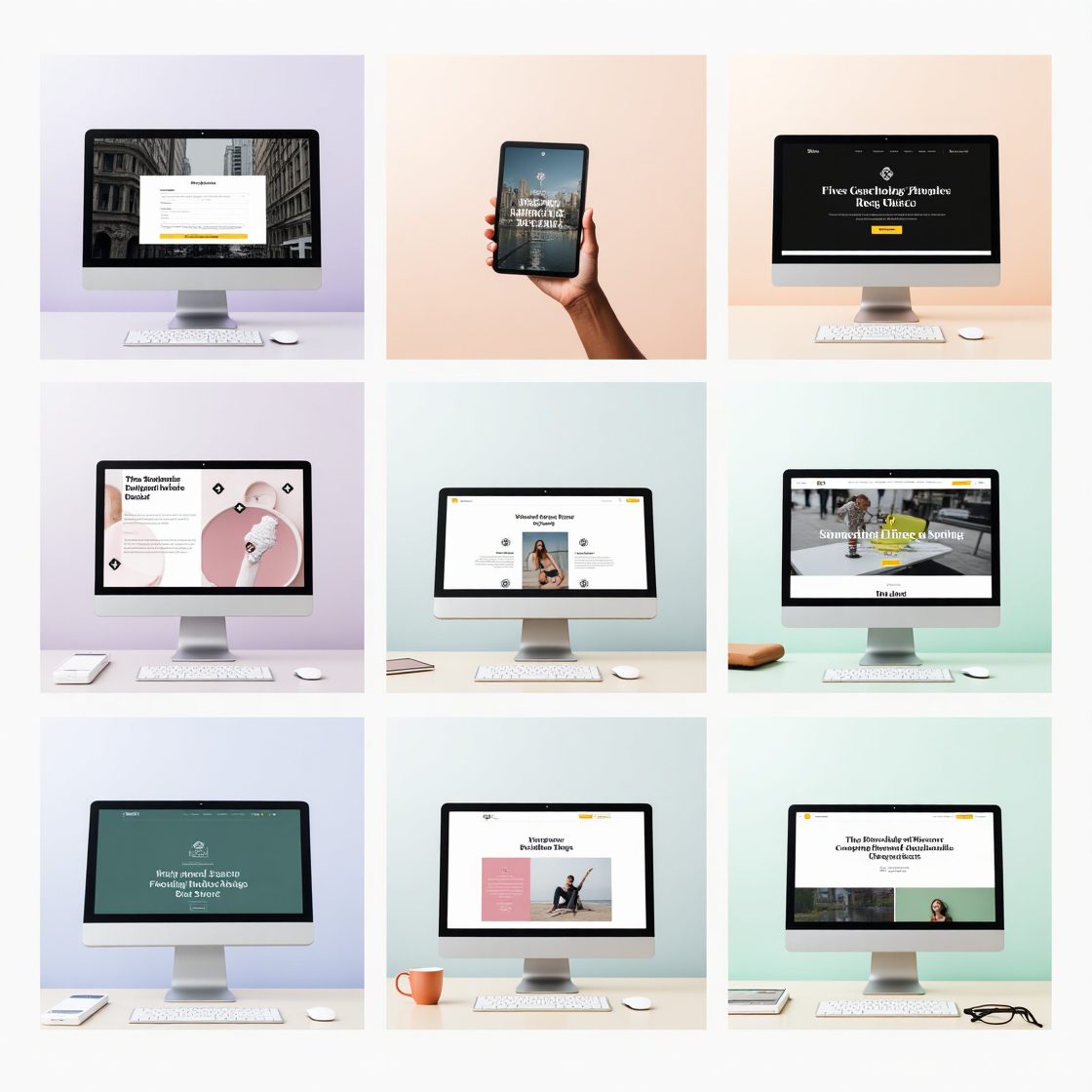 Flux_Dev_A_sleek_modern_grid_arrangement_of_nine_website_previ_2